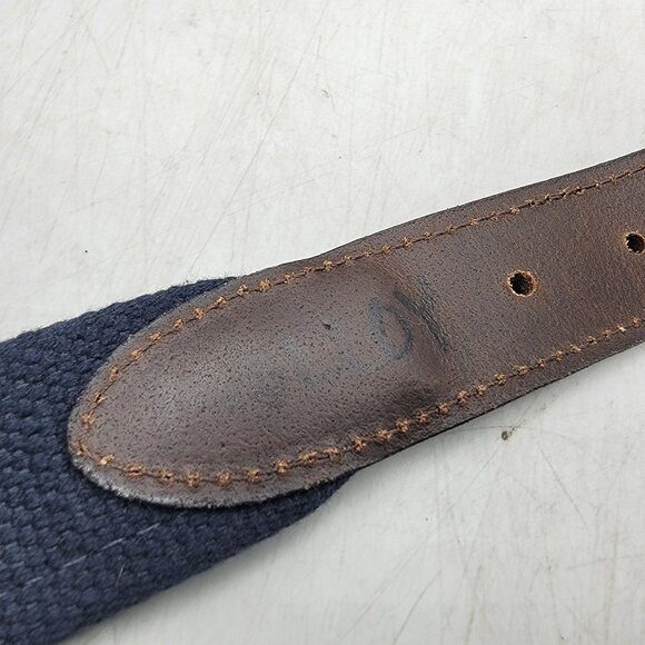 Vineyard Vines Ice Hockey Rink Club Canvas Belt Sports Themed Casual Adjustable - Picture 7 of 8